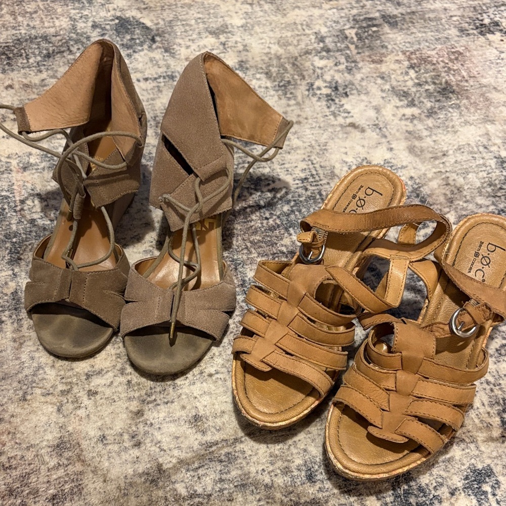 lot of dolce vita and boc sandals. 7 1:2